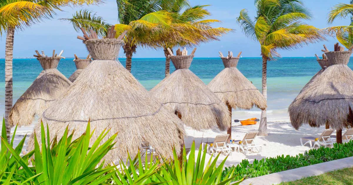 Warm weather in Cancun