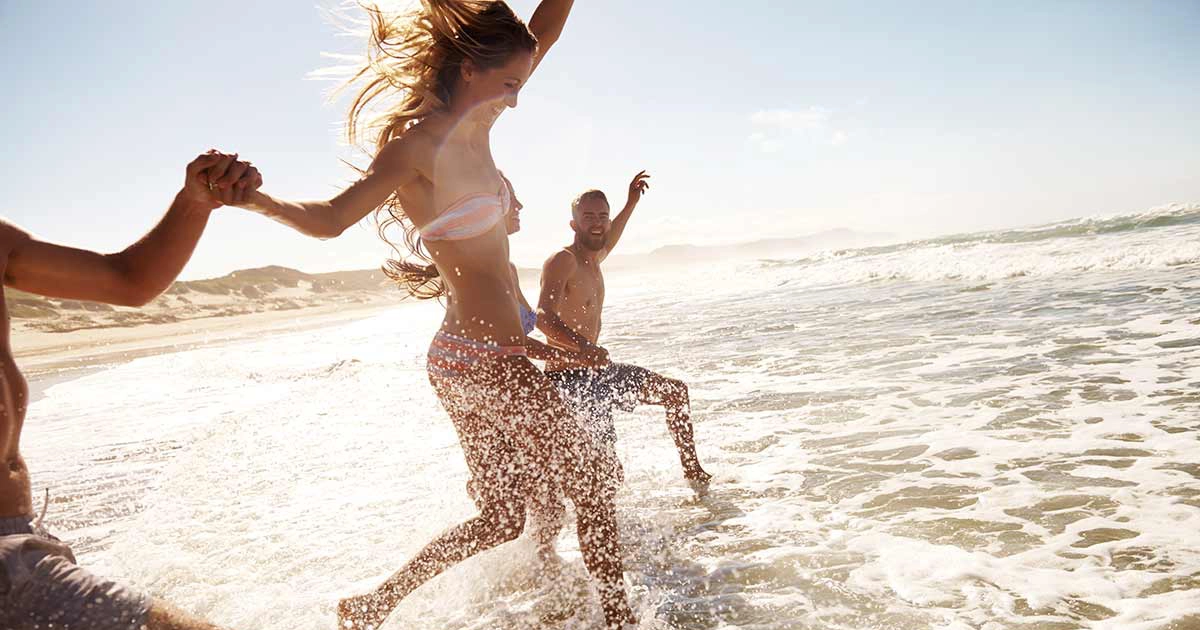 Friends at the Beach