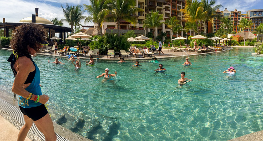 Aqua Fitness at villa del palmar cancun