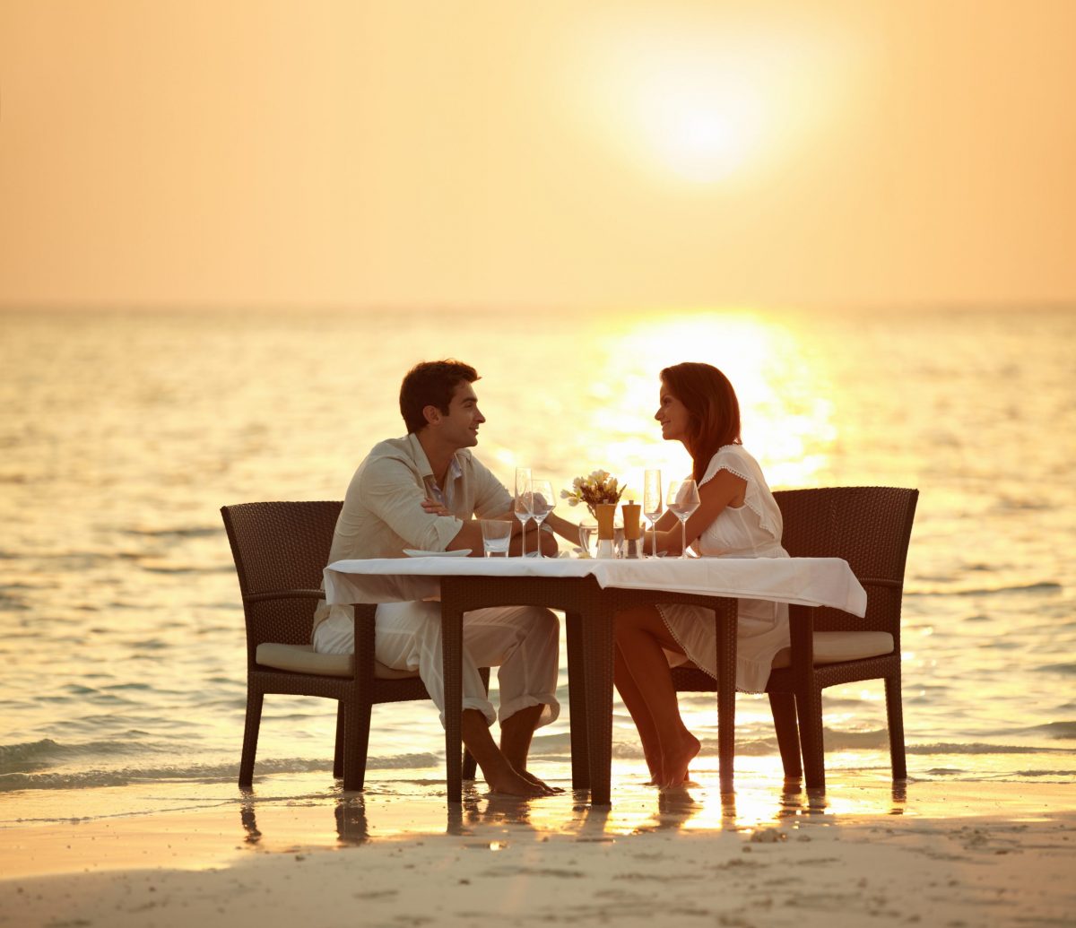 Romantic Dinner on the Beach