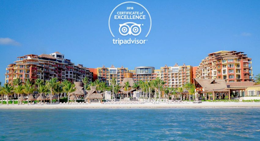 Villa del Palmar Cancun receives 2018 TripAdvisor Certificate of Excellence