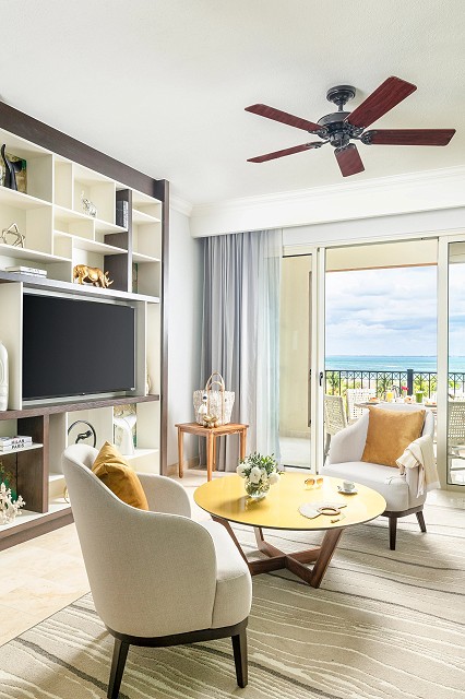 spacious living room