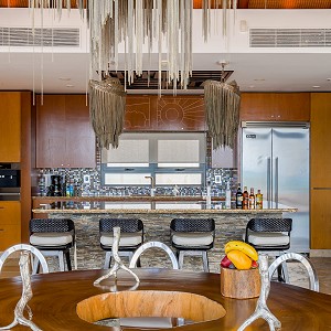 Bar Kitchen Grand Penthouse Villa Palmar Cancun