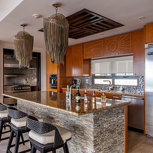Bar Kitchen Grand Penthouse Villa Palmar Cancun Two