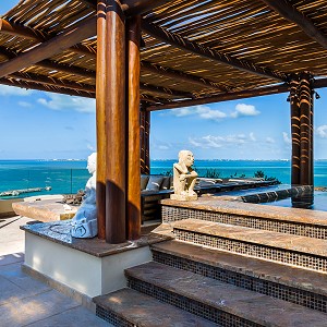 Jacuzzi Terrace Grand Penthouse Villa Palmar Cancun