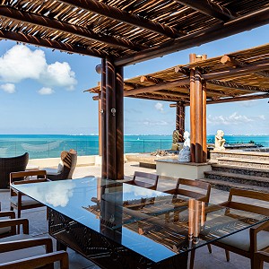 Jacuzzi View Grand Penthouse Villa Palmar Cancun Two