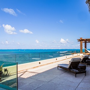 Luxury Terrace View Grand Penthouse Villa Palmar Cancun