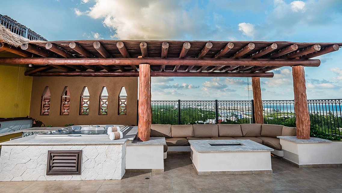ocean front suite with expansive terrace