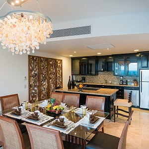 Three Bed Penthouse Comedor y Cocina